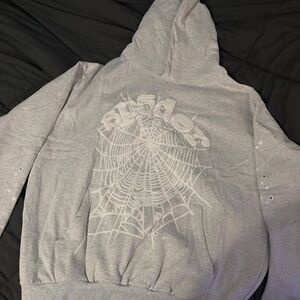 Gray Spider Hoodie